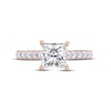 Thumbnail Image 2 of THE LEO Legacy Lab-Created Diamond Princess-Cut Engagement Ring 1-7/8 ct tw 14K Rose Gold