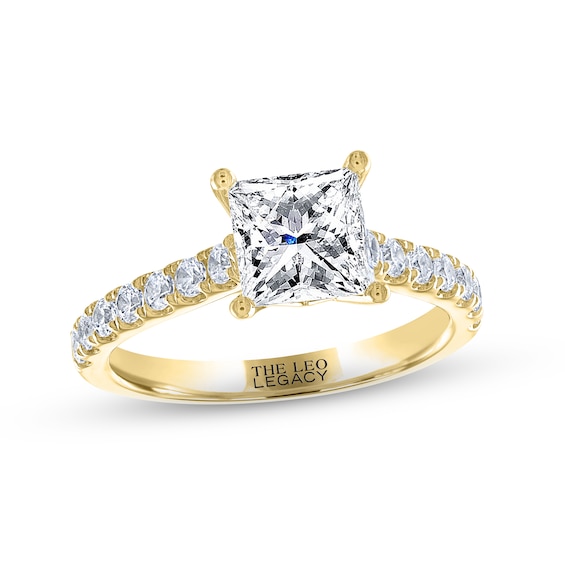 Kay THE LEO Legacy Lab-Created Diamond Princess-Cut Engagement Ring 1 ...