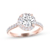THE LEO Legacy Lab-Created Diamond Engagement Ring 1-7/8 ct tw 14K Rose Gold