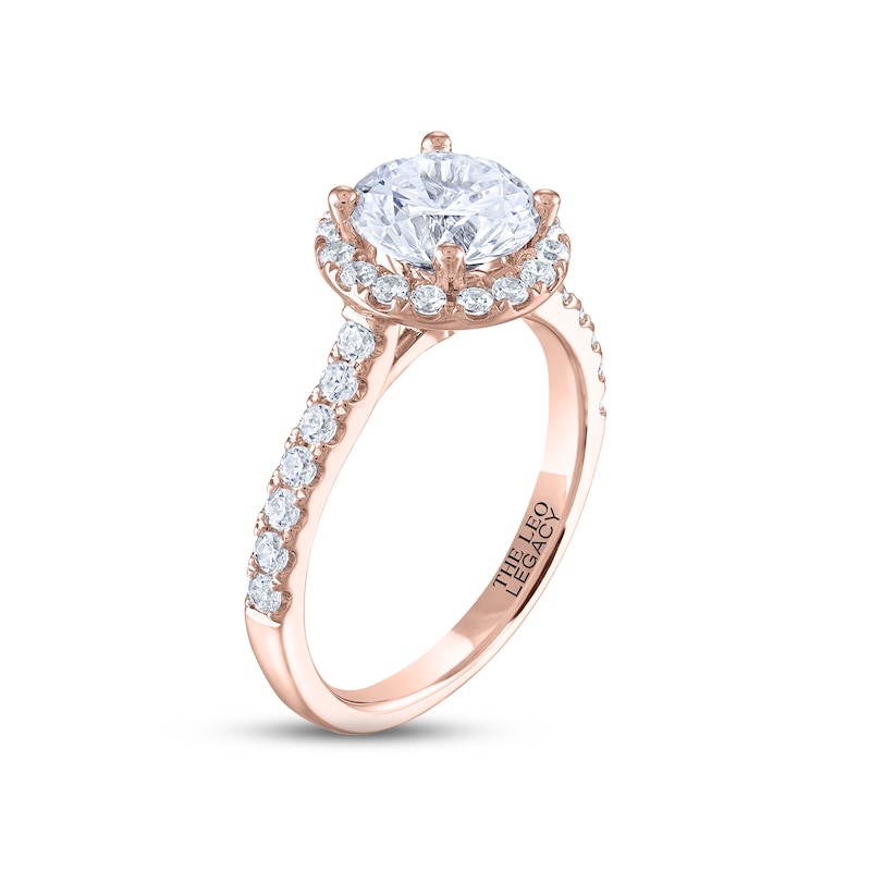 Main Image 2 of THE LEO Legacy Lab-Grown Diamond Engagement Ring 1-7/8 ct tw 14K Rose Gold