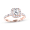 Thumbnail Image 0 of THE LEO Legacy Lab-Created Diamond Princess-Cut Engagement Ring 1-3/8 ct tw 14K Rose Gold