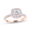 Thumbnail Image 1 of THE LEO Legacy Lab-Grown Diamond Princess-Cut Engagement Ring 1-3/8 ct tw 14K Rose Gold
