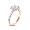 Thumbnail Image 2 of THE LEO Legacy Lab-Grown Diamond Princess-Cut Engagement Ring 1-3/8 ct tw 14K Rose Gold