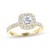 THE LEO Legacy Lab-Created Diamond Princess-Cut Engagement Ring 1-3/8 ct tw 14K Yellow Gold