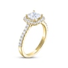 Thumbnail Image 2 of THE LEO Legacy Lab-Grown Diamond Princess-Cut Engagement Ring 1-3/8 ct tw 14K Yellow Gold