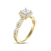 Thumbnail Image 2 of THE LEO Legacy Lab-Grown Diamond Princess-Cut Engagement Ring 1-1/6 ct tw 14K Yellow Gold