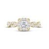 Thumbnail Image 3 of THE LEO Legacy Lab-Grown Diamond Princess-Cut Engagement Ring 1-1/6 ct tw 14K Yellow Gold