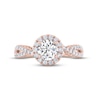 Thumbnail Image 2 of THE LEO Legacy Lab-Created Diamond Engagement Ring 1-3/8 ct tw 14K Rose Gold