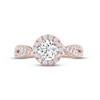 Thumbnail Image 3 of THE LEO Legacy Lab-Grown Diamond Engagement Ring 1-3/8 ct tw 14K Rose Gold