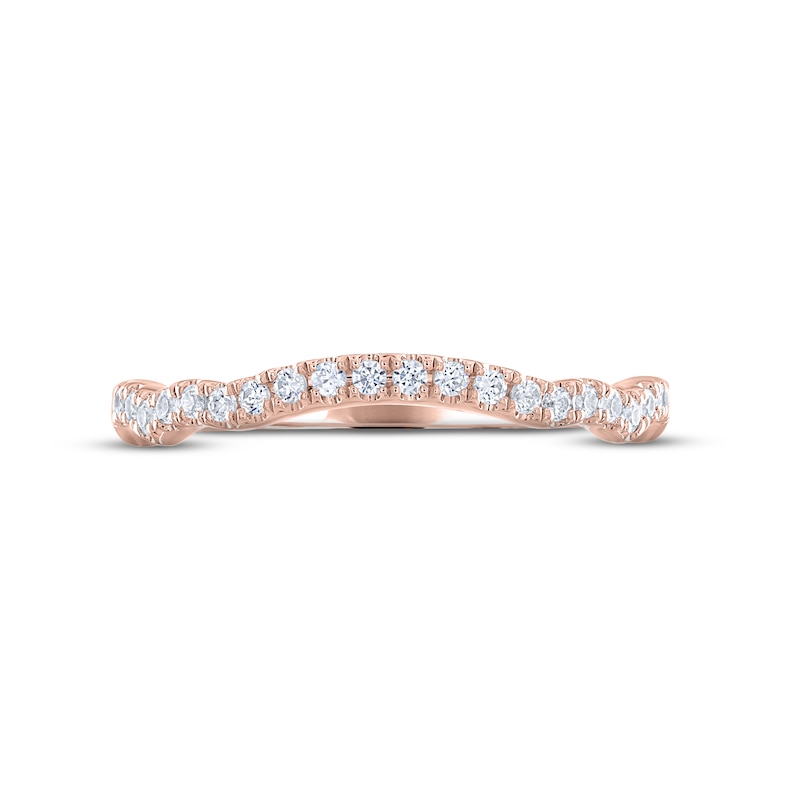 THE LEO Legacy Lab-Created Diamond Wedding Band 1/5 ct tw 14K Rose Gold