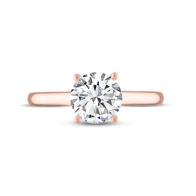 THE LEO Legacy Lab-Created Diamond Solitaire Ring 1-1/2 ct tw 14K Rose Gold
