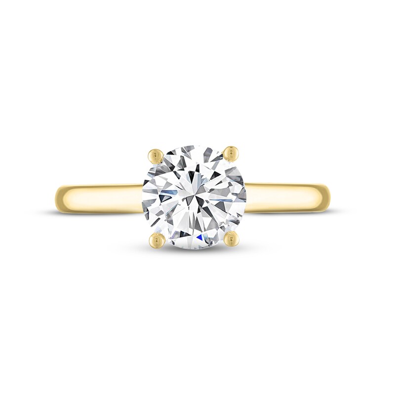 Main Image 3 of THE LEO Legacy Lab-Grown Diamond Solitaire Ring 1-1/2 ct tw 14K Yellow Gold