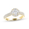 THE LEO Legacy Lab-Created Diamond Engagement Ring 1-1/6 ct tw 14K Yellow Gold