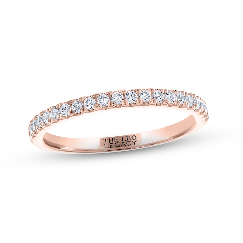 Main Image 1 of THE LEO Legacy Lab-Grown Diamond Wedding Band 1/4 ct tw 14K Rose Gold