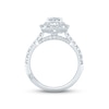 Thumbnail Image 2 of Monique Lhuillier Bliss Diamond Engagement Ring 1-5/8 ct tw Princess, Pear & Round-cut 18K White Gold