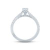 Thumbnail Image 3 of Monique Lhuillier Bliss Diamond Engagement Ring 5/8 ct tw Marquise & Round-cut 18K White Gold