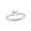 Thumbnail Image 0 of Monique Lhuillier Bliss Diamond Engagement Ring 5/8 ct tw Princess & Round-cut 18K White Gold