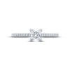 Thumbnail Image 3 of Monique Lhuillier Bliss Diamond Engagement Ring 5/8 ct tw Princess & Round-cut 18K White Gold