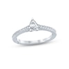 Thumbnail Image 1 of Monique Lhuillier Bliss Diamond Engagement Ring 5/8 ct tw Pear & Round-cut 18K White Gold