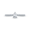 Thumbnail Image 3 of Monique Lhuillier Bliss Diamond Engagement Ring 5/8 ct tw Pear & Round-cut 18K White Gold