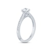 Thumbnail Image 1 of Monique Lhuillier Bliss Diamond Engagement Ring 5/8 ct tw Round-cut 18K White Gold