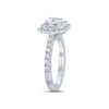 Thumbnail Image 1 of Monique Lhuillier Bliss Diamond Engagement Ring 1-1/4 ct tw Princess, Marquise & Round-cut 18K White Gold