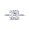 Thumbnail Image 3 of Monique Lhuillier Bliss Diamond Engagement Ring 1-1/4 ct tw Princess, Marquise & Round-cut 18K White Gold
