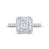 Thumbnail Image 4 of Monique Lhuillier Bliss Diamond Engagement Ring 1-1/4 ct tw Princess, Marquise & Round-cut 18K White Gold