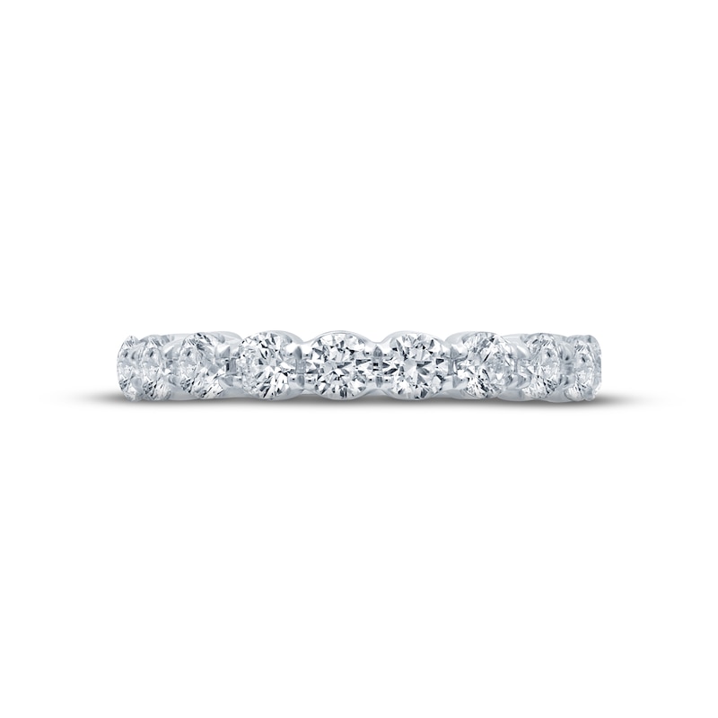 Main Image 4 of Monique Lhuillier Bliss Diamond Anniversary Band 1-1/2 ct tw Round-cut 18K White Gold