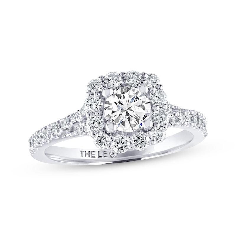 THE LEO Diamond Engagement Ring 1-1/6 ct tw Round-cut 14K White Gold