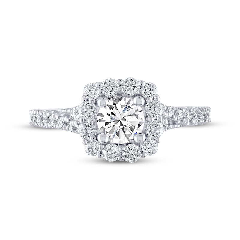 THE LEO Diamond Engagement Ring 1-1/6 ct tw Round-cut 14K White Gold
