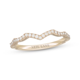 Neil Lane Diamond Wedding Band 1/5 ct tw Round-cut 14K Yellow Gold