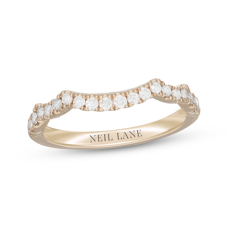 Main Image 1 of Neil Lane Diamond Wedding Band 1/3 ct tw Round-cut 14K Yellow Gold