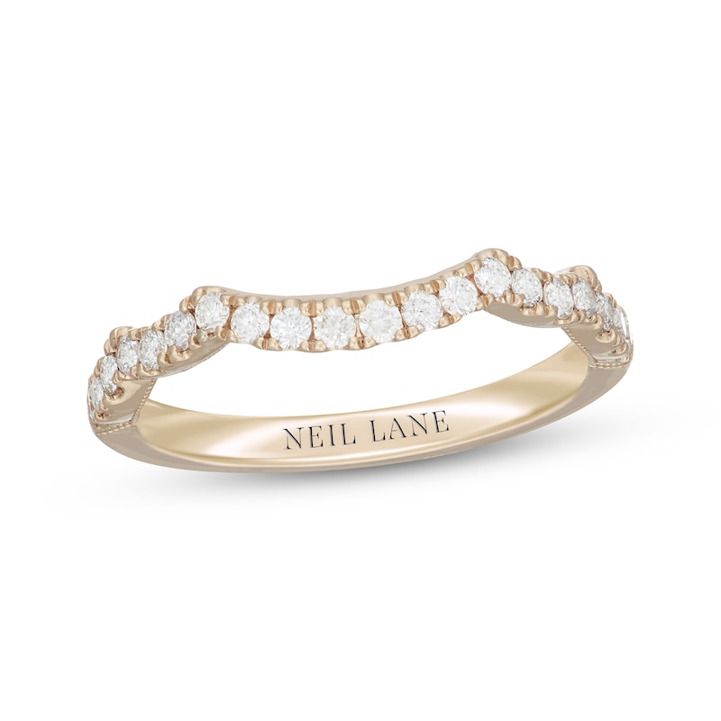 Neil Lane Diamond Wedding Band 1/3 ct tw Round-cut 14K Yellow Gold