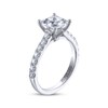 Thumbnail Image 2 of THE LEO Legacy Lab-Grown Diamond Princess-Cut Engagement Ring 2-3/8 ct tw 14K White Gold
