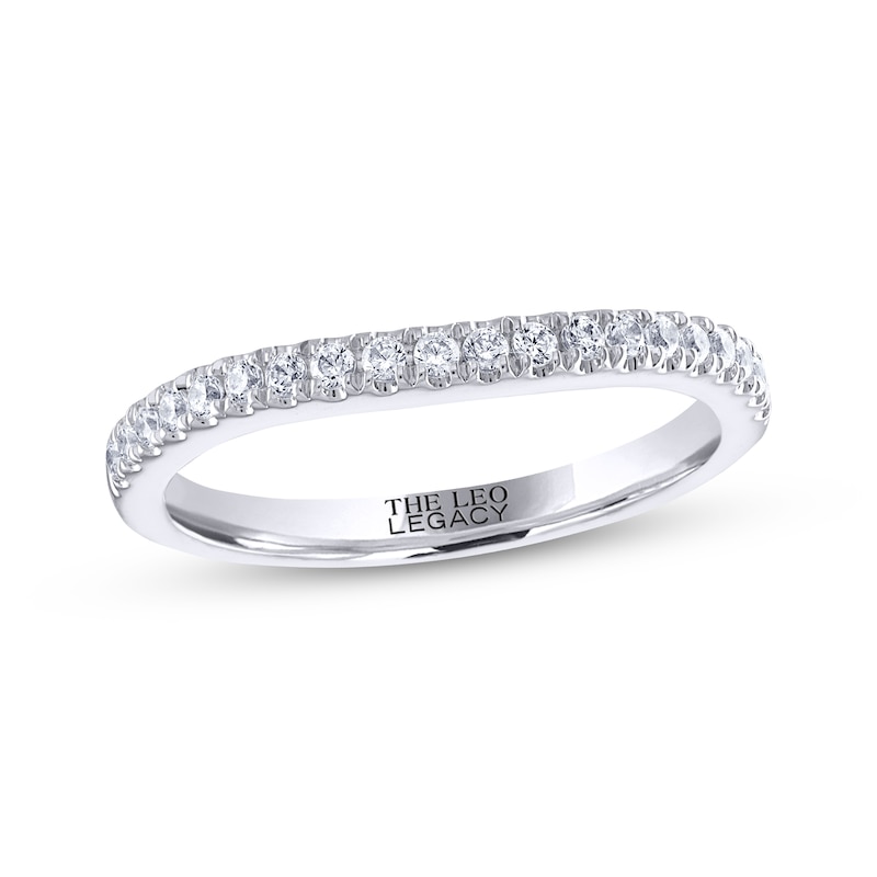 Main Image 1 of THE LEO Legacy Lab-Grown Diamond Wedding Band 1/4 ct tw 14K White Gold
