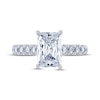 Thumbnail Image 2 of THE LEO Legacy Lab-Created Diamond Emerald-Cut Engagement Ring 3-1/2 ct tw 14K White Gold