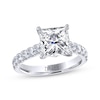 Thumbnail Image 0 of THE LEO Legacy Lab-Created Diamond Princess-Cut Engagement Ring 3-1/2 ct tw 14K White Gold