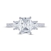 Thumbnail Image 2 of THE LEO Legacy Lab-Created Diamond Emerald-Cut Three-Stone Engagement Ring 2-3/4 ct tw 14K White Gold