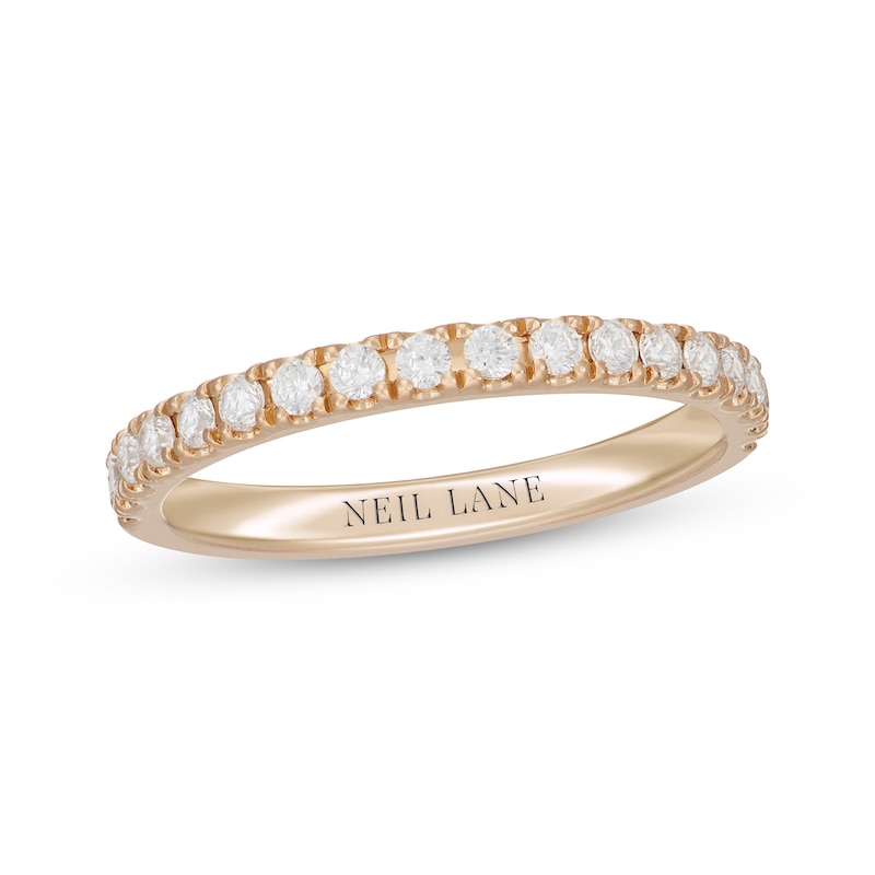Main Image 1 of Neil Lane Round-Cut Diamond Wedding Band 3/8 ct tw 14K Yellow Gold