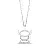 Thumbnail Image 1 of Disney Treasures Toy Story Diamond Alien Necklace 1/15 ct tw Sterling Silver 19&quot;