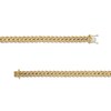 Diamond Curb Chain Bracelet 1-1/5 ct tw 14K Yellow Gold 7”