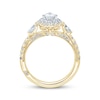 Thumbnail Image 2 of Monique Lhuillier Bliss Pear-Shaped Diamond Engagement Ring 1-1/4 ct tw 18K Two-Tone Gold