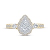 Thumbnail Image 3 of Monique Lhuillier Bliss Pear-Shaped Diamond Engagement Ring 1-1/4 ct tw 18K Two-Tone Gold