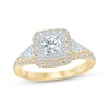 Thumbnail Image 1 of Monique Lhuillier Bliss Diamond Engagement Ring 1-1/6 ct tw 18K Two-Tone Gold