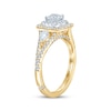 Monique Lhuillier Bliss Diamond Engagement Ring 1-1/6 ct tw 18K Two-Tone Gold