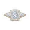 Thumbnail Image 4 of Monique Lhuillier Bliss Diamond Engagement Ring 1-1/6 ct tw 18K Two-Tone Gold