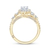 Thumbnail Image 2 of Monique Lhuillier Bliss Princess-Cut Diamond Engagement Ring 1-1/6 ct tw 18K Two-Tone Gold