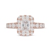 Thumbnail Image 3 of Neil Lane Radiant-Cut Diamond Engagement Ring 2 1/4 ct tw 14K Rose Gold