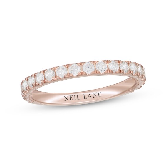 Neil Lane Round-Cut Diamond Wedding Band 5/8 ct tw 14K Rose Gold